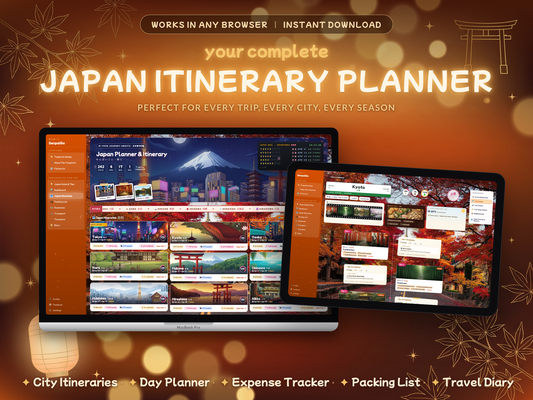 Japan Itineraries & Planner - Senpai Go!